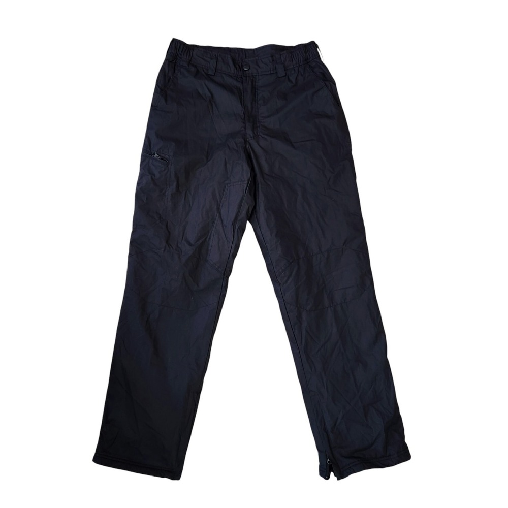 ZEROXPOSUR Men's Black Snow Pants Size Small Fleece Lined Relaxed Fit NICE